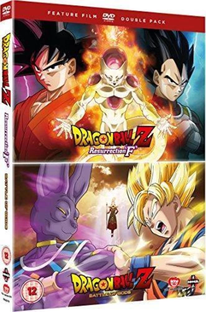 Dragon Ball Z: Battle Of Gods/Resurrection Of F DVD Anime (2016) Amazing Value