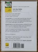 N/A - Teach Yourself One-Day Italian CD (2004) Audio Quality Guaranteed