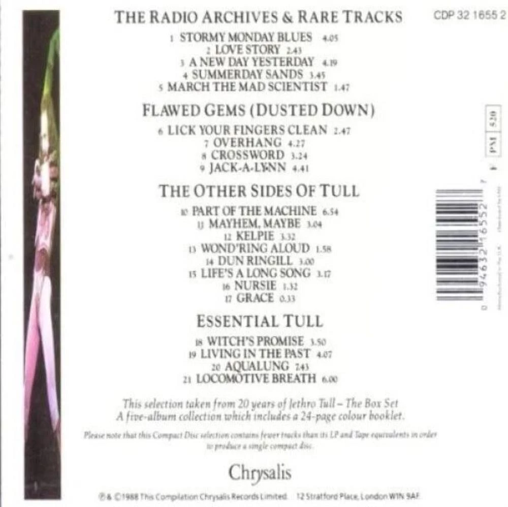 Jethro Tull - 20 Years Of CD (N/A) Audio Quality Guaranteed Reuse Reduce Recycle