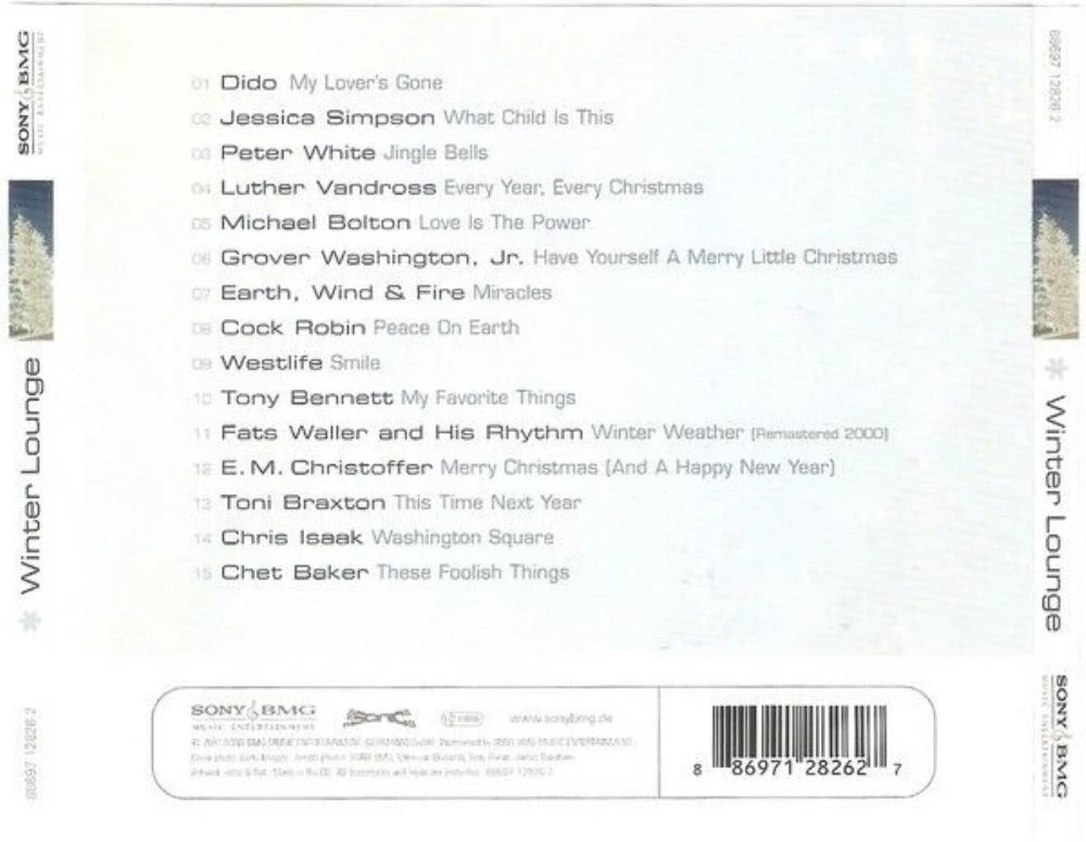 Various - Winter Lounge CD (2007) Audio Quality Guaranteed Reuse Reduce Recycle