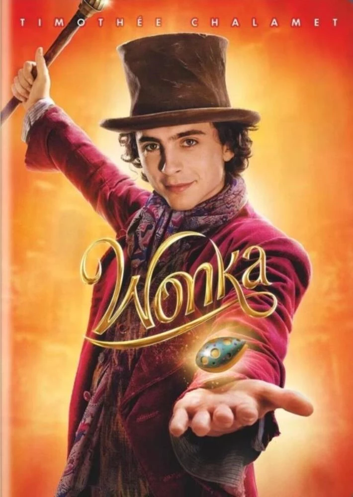 Wonka DVD Children and Family (2024) Timothée Chalamet New Quality Guaranteed