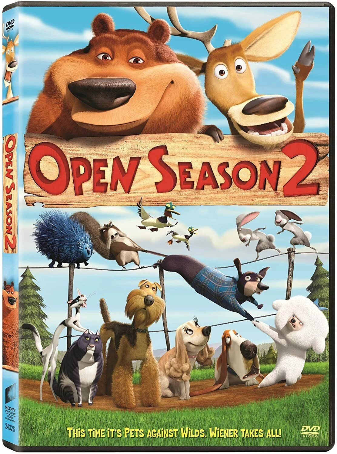 Open Season 2 DVD Animation (2008) Quality Guaranteed Reuse Reduce Recycle