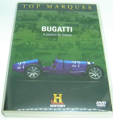 Top Marque Cars - Bugatti - A Passion For Beauty DVD Documentary Amazing Value