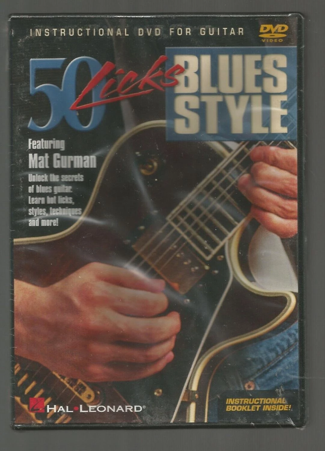 50 Licks BLUES STYLE DVD Educational (1999) Quality Guaranteed Amazing Value