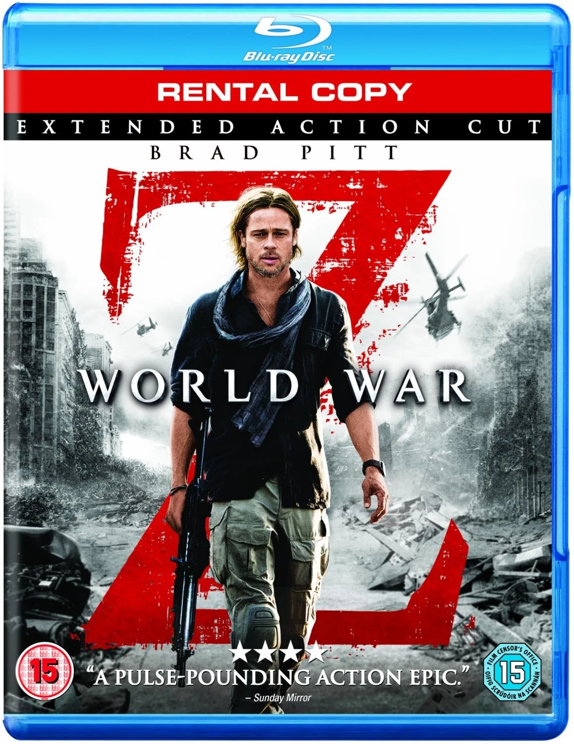World War Z Blu-ray (2013) Quality Guaranteed Reuse Reduce Recycle Amazing Value
