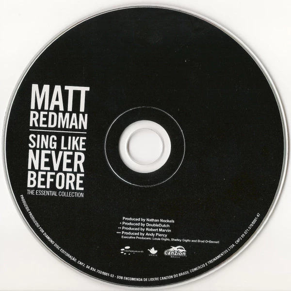 Matt Redman - Sing Like Never Before: The Essential Collection CD (2012) Audio