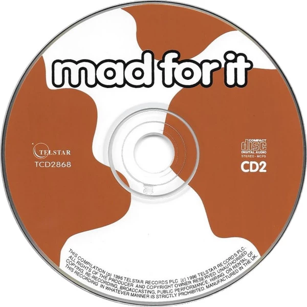 Various - Mad For It CD (1996) Audio Quality Guaranteed Reuse Reduce Recycle