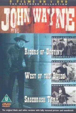 Riders Of Destiny/West Of The Divide/Sagebrush Trail DVD Westerns (2002) New