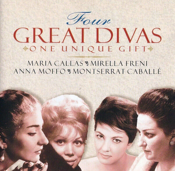 Callas/Freni/Moffo/Caballe - Four Great Divas - One Unique Gift CD (1997) Audio