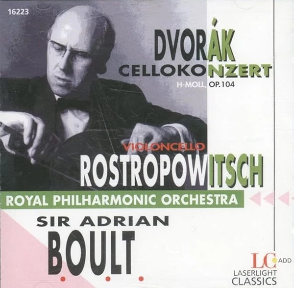 Antonín Dvořák - Cellokonzert H-Moll, Op. 104 CD (1993) Audio Quality Guaranteed