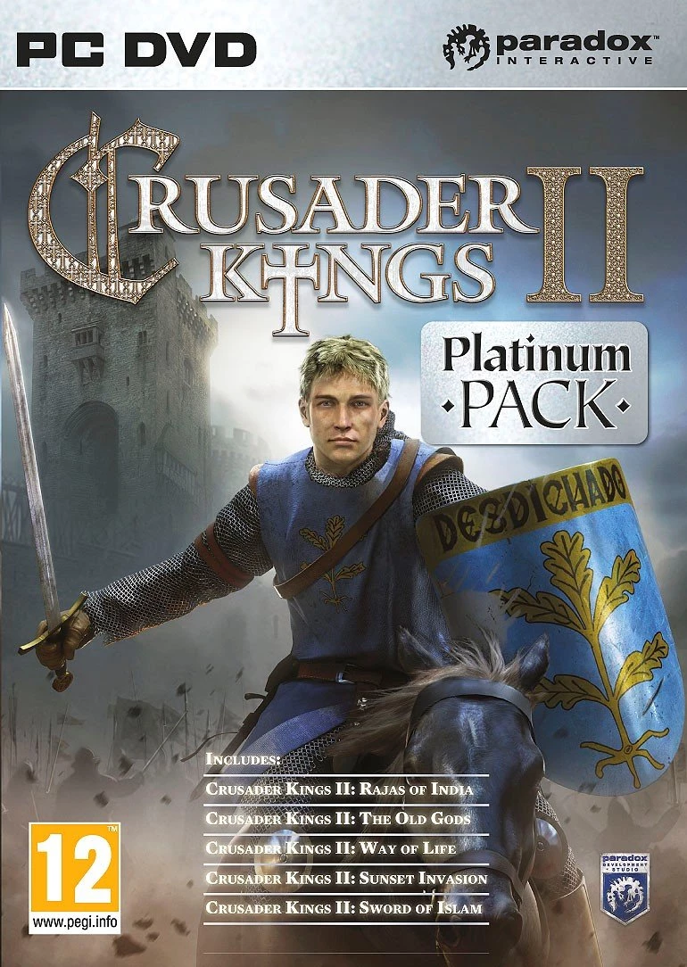 Crusader Kings II Platinum Pack (PC DVD) (dvd_rom 2015) Video Game Amazing Value