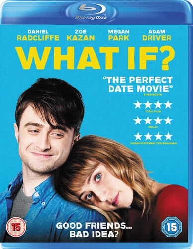 What If Blu-ray (2015) Daniel Radcliffe Quality Guaranteed Reuse Reduce Recycle
