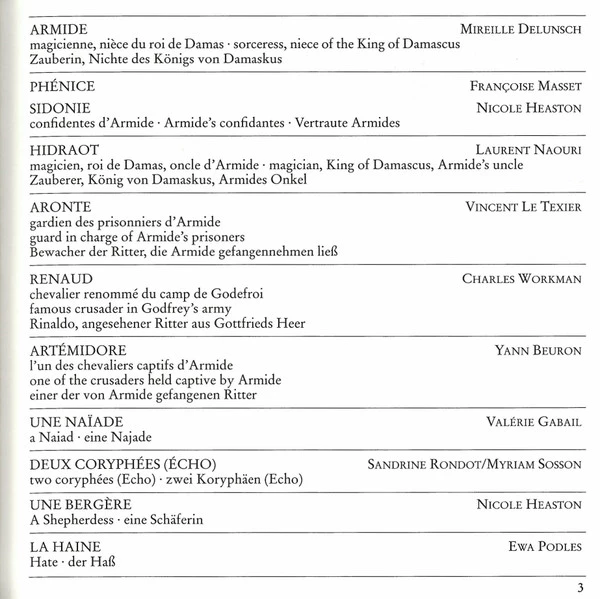 Christoph Willibald Gluck - Armide CD (1999) Audio Quality Guaranteed