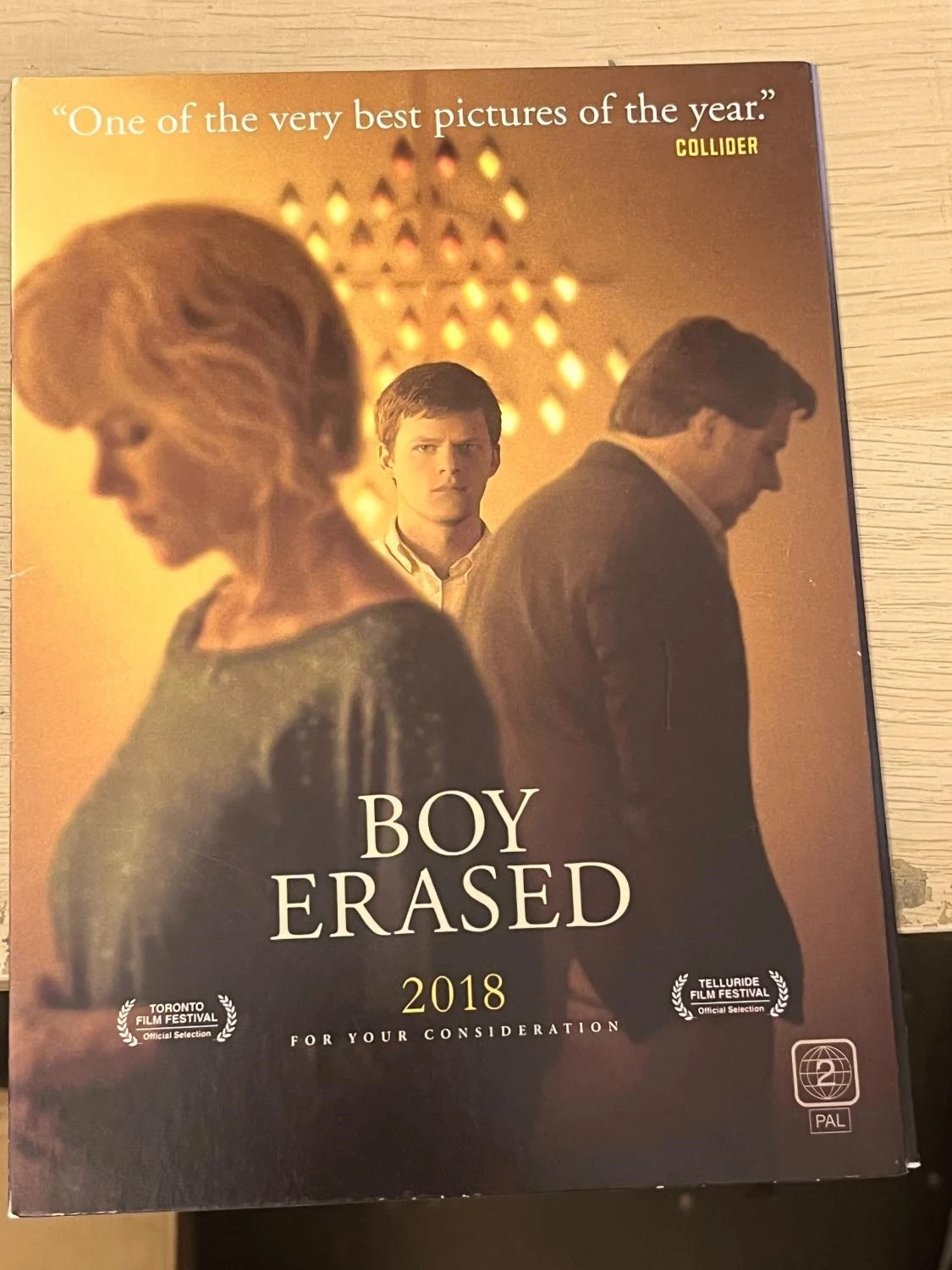 Boy Erased Screener DVD Drama Joel Edgerton Quality Guaranteed Amazing Value