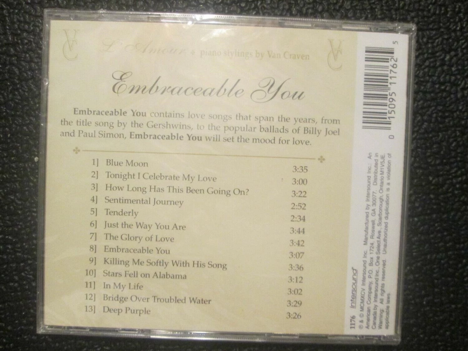 Etta James - L' Amour Embraceable You by Van Craven CD (N/A) New Audio