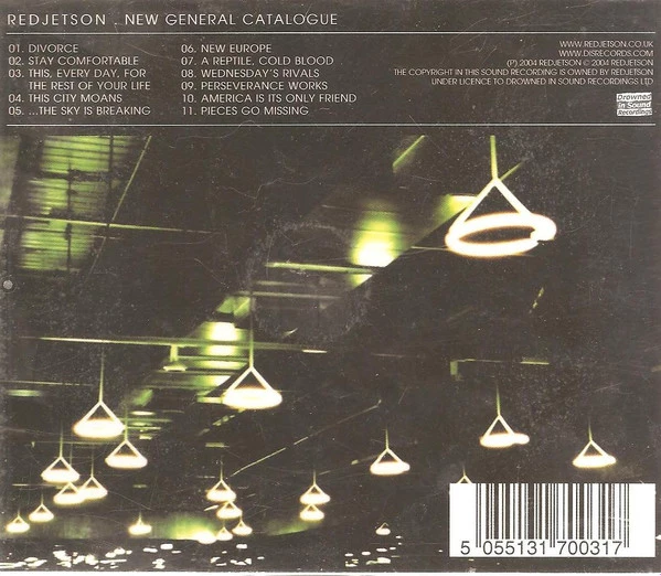 Redjetson - New General Catalogue CD (2005) Audio Quality Guaranteed