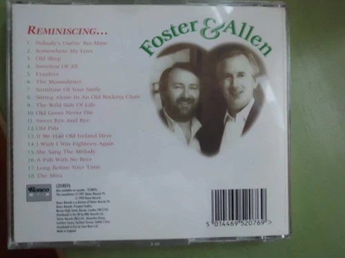 Foster & Allen - Reminiscing CD (1991) Audio Quality Guaranteed Amazing Value