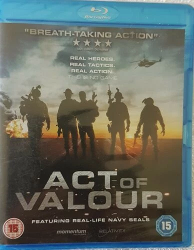 Act of Valour Blu-ray (2011) Alex Veadov Quality Guaranteed Reuse Reduce Recycle
