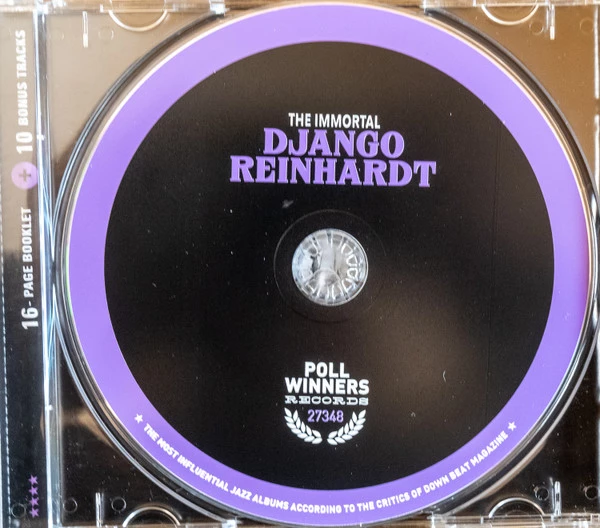 Django Reinhardt - Immortal Django Reinhardt CD (2016) Audio Quality Guaranteed