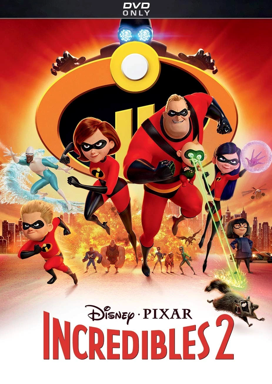INCREDIBLES 2 DVD Family-Disney, Animation (2018) Kids Quality Guaranteed
