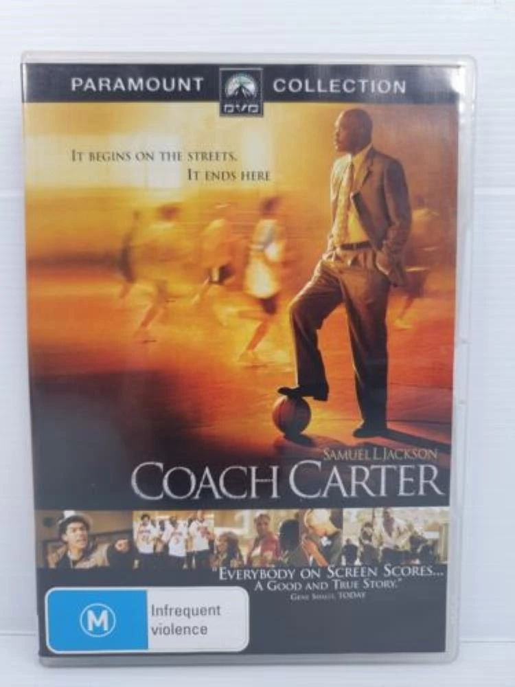 Coach Carter DVD Drama Samuel L. Jackson Quality Guaranteed Reuse Reduce Recycle
