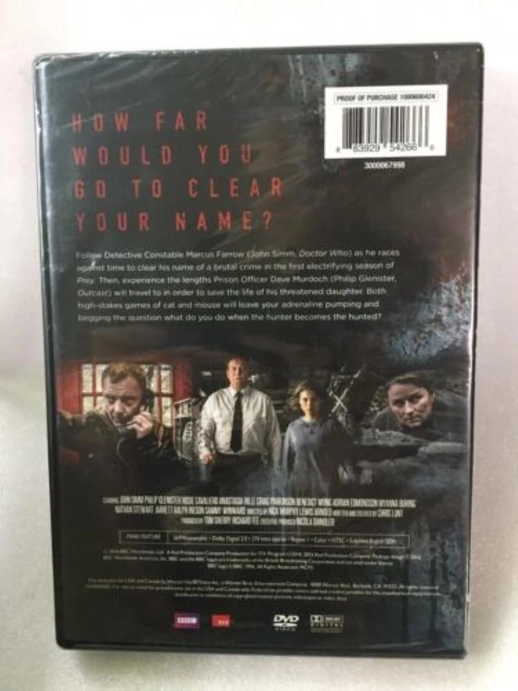 Prey DVD drama (2016) Quality Guaranteed Reuse Reduce Recycle Amazing Value