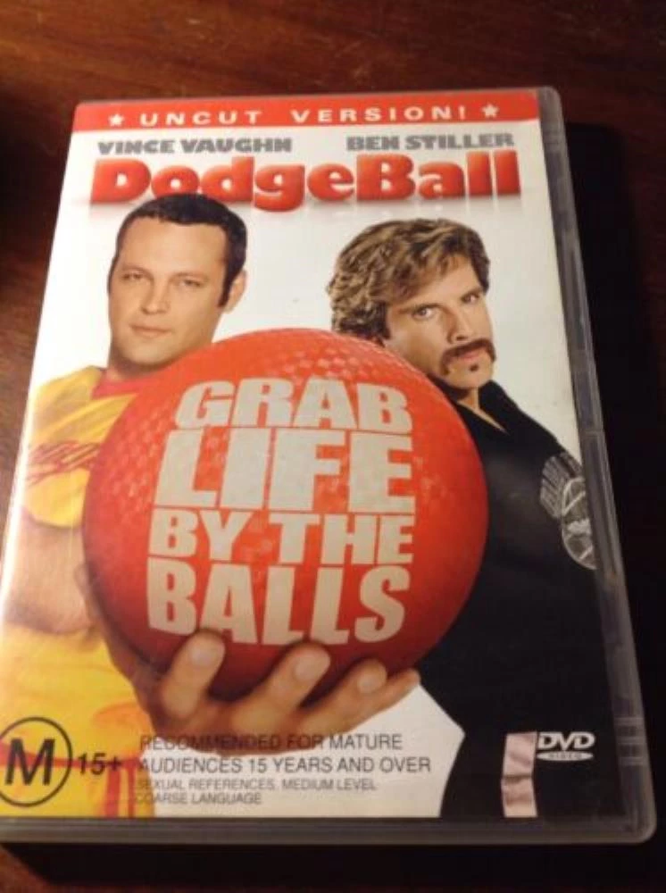 DODGEBALL DVD Comedy Ben Stiller Quality Guaranteed Reuse Reduce Recycle