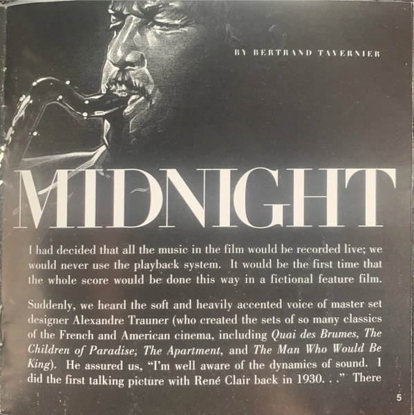 Dexter Gordon - Round Midnight (Original Motion Picture Soundtrack) CD (2002)