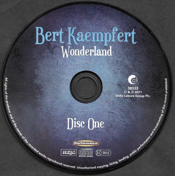 Bert Kaempfert - Wonderland CD (2011) Audio Quality Guaranteed Amazing Value