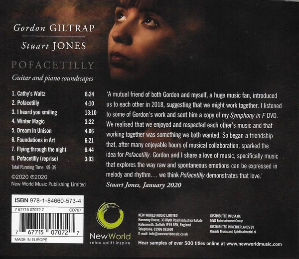 Gordon Giltrap - Pofacetilly CD (2020) Audio Quality Guaranteed Amazing Value