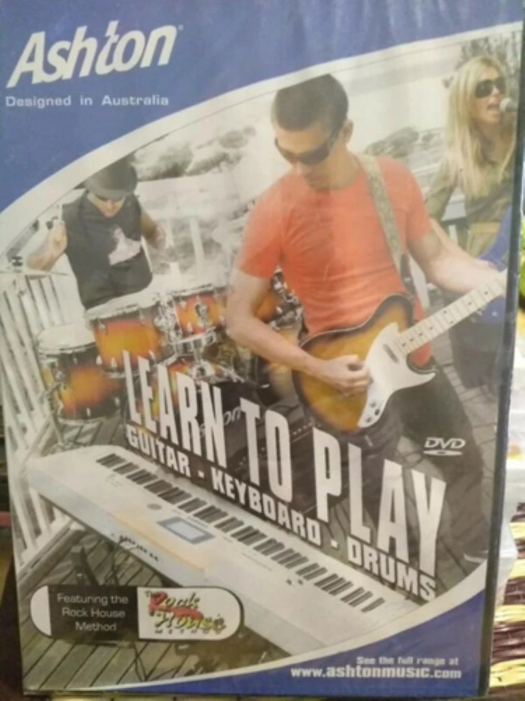 Learn to play guitar, keyboard and drums DVD Educational New Quality Guaranteed