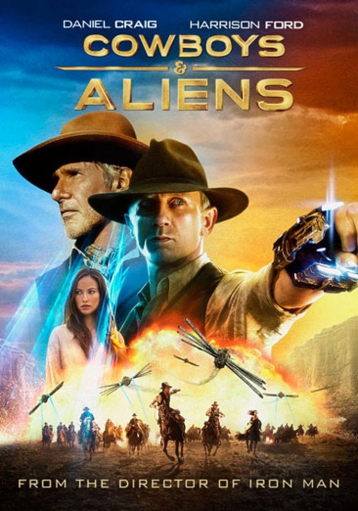 Cowboys & Aliens DVD (2011) Harrison Ford Quality Guaranteed Amazing Value