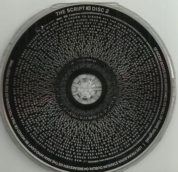 The Script - #3 CD (2012) Audio Quality Guaranteed Reuse Reduce Recycle