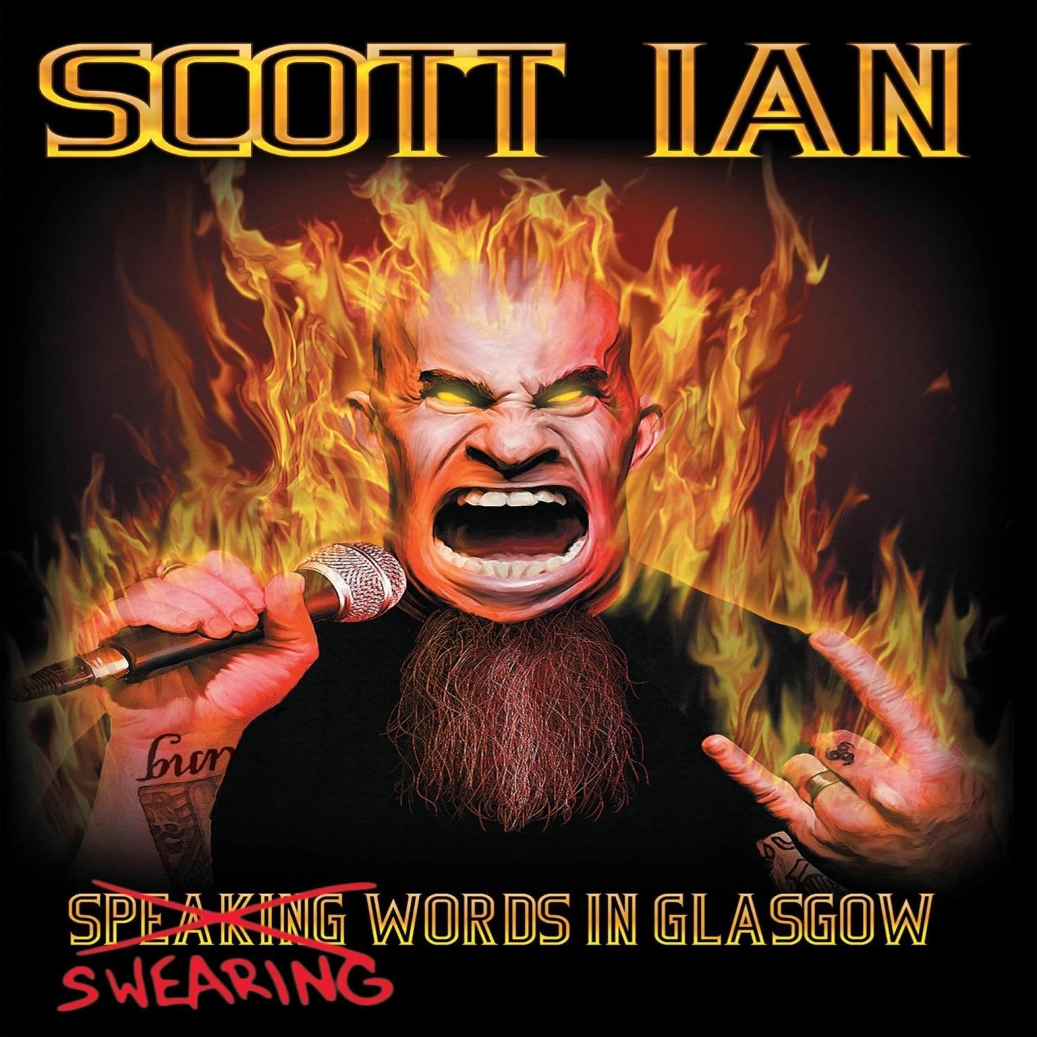 Swearing Words in Glasgow DVD (2014) Scott Ian Quality Guaranteed Amazing Value