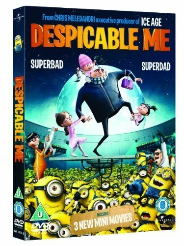 Despicable Me DVD Children (2010) Pierre Coffin Quality Guaranteed Amazing Value