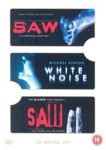 Saw/Saw II/White Noise DVD Horror (2006) Michael Keaton Quality Guaranteed
