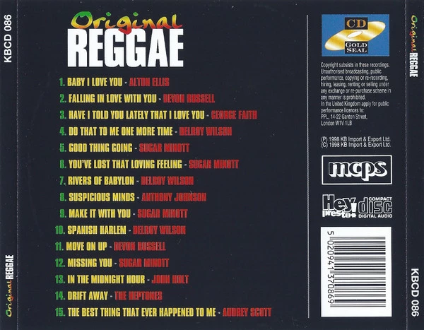Various - Original Reggae CD (1998) Audio Quality Guaranteed Amazing Value