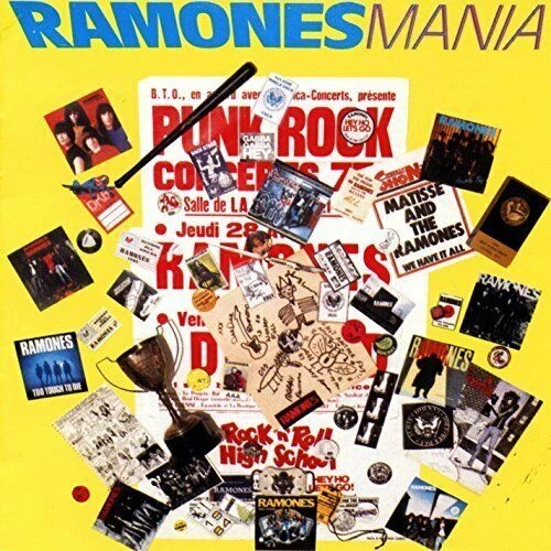 The Ramones - Mania CD (1988) Audio Quality Guaranteed Reuse Reduce Recycle