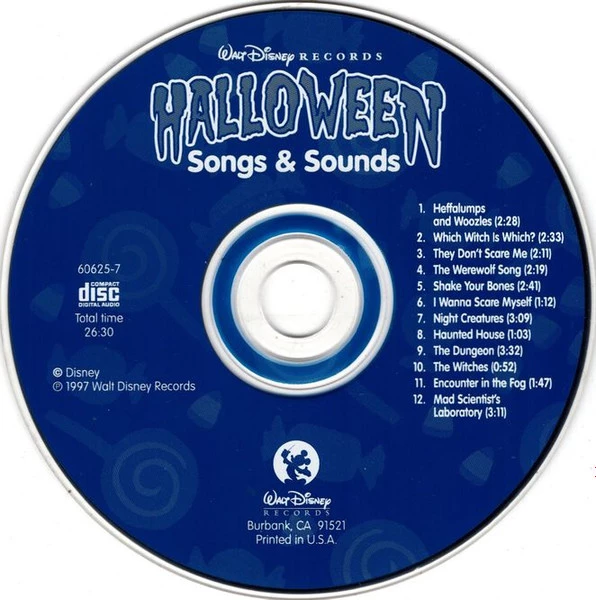 Various - Halloween Songs & Sounds CD (1997) Audio Quality Guaranteed