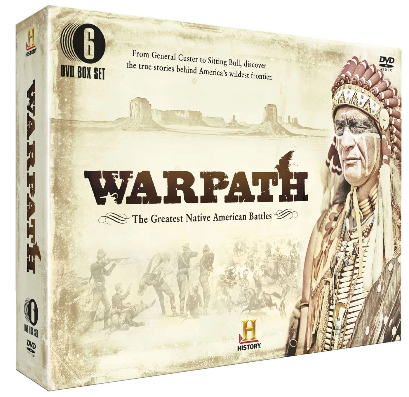 Warpath - The Greatest Native American Battles DVD Documentary New Amazing Value