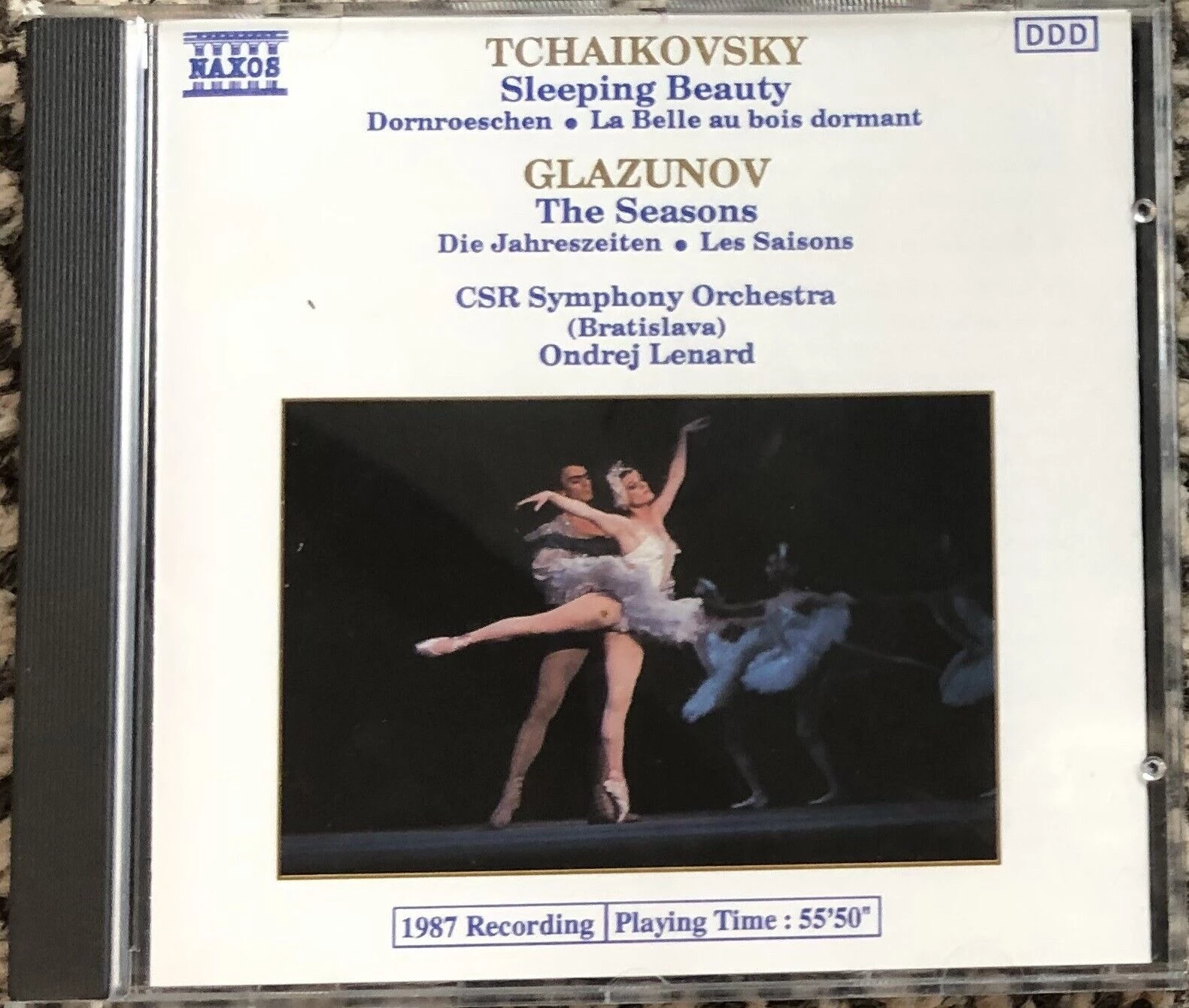 Various - Tchaikovsky: Sleeping Beauty / Glazunov: The Seasons CD (1993) Audio