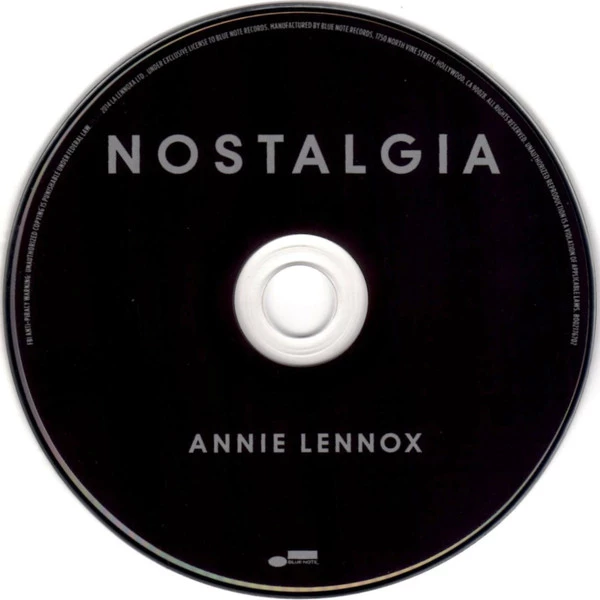Annie Lennox - Nostalgia CD (2014) Audio Quality Guaranteed Reuse Reduce Recycle