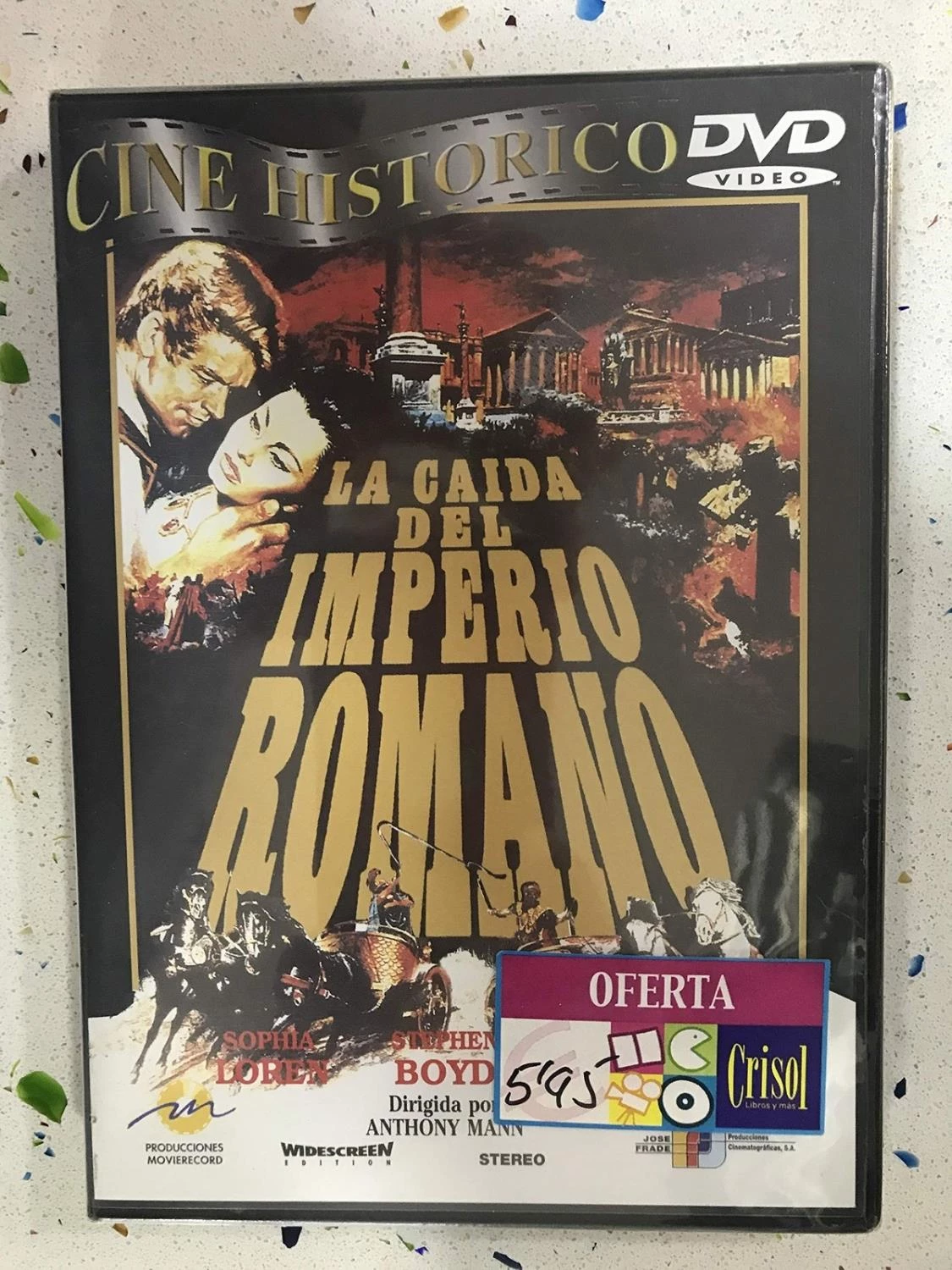 The Fall of the Roman Empire DVD Action and aventuras (1968) ANTHONY MANN