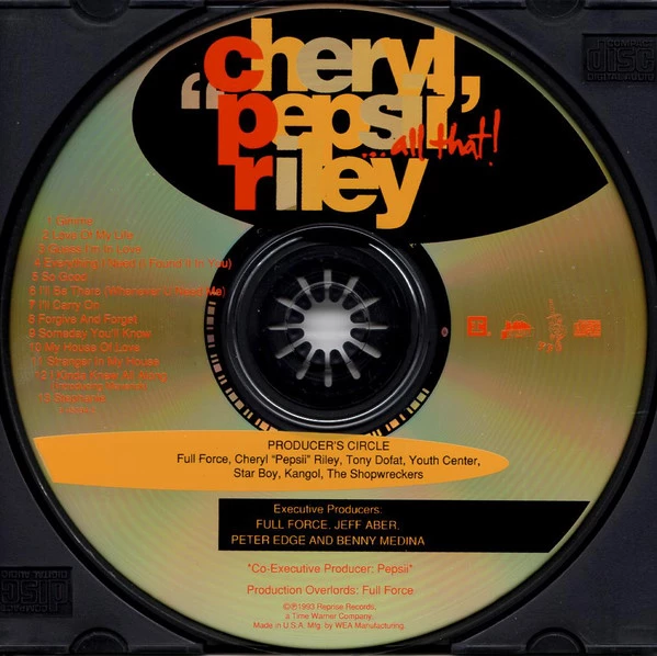 Cheryl Pepsii Riley - ...All That! CD (1993) Audio Quality Guaranteed