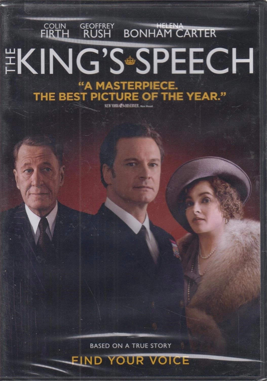 The King's Speech DVD (2011) Quality Guaranteed Reuse Reduce Recycle