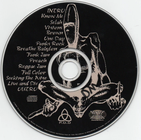 P.O.D. - Brown CD (2003) Audio Quality Guaranteed Reuse Reduce Recycle