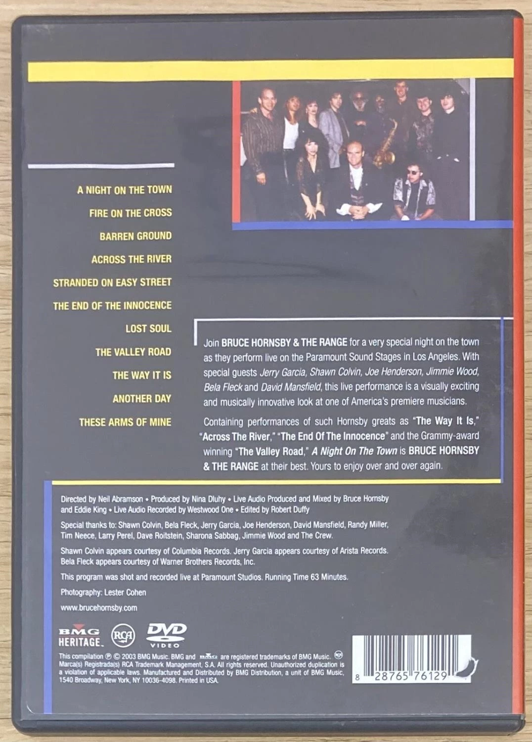 A Night On The Town DVD Music & Concerts (2004) Hornsby, Bruce, and the Range