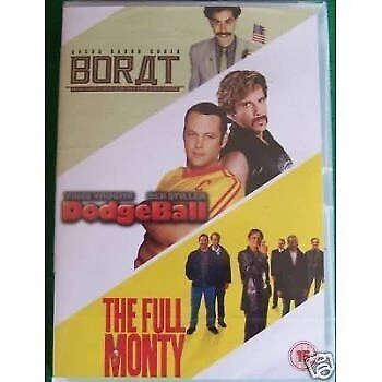 Borat / Dodgeball / Full Monty DVD Comedy (1986) New Quality Guaranteed