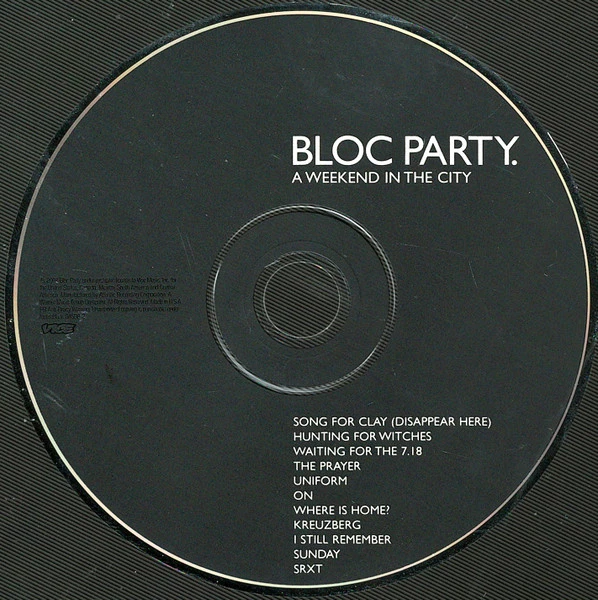 Bloc Party - A Weekend In The City CD (2016) Audio Quality Guaranteed