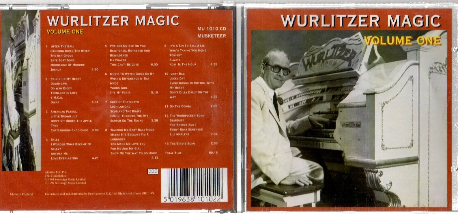 Wurlitzer - Wurlitzer Magic Vol 1 CD (N/A) Audio Quality Guaranteed